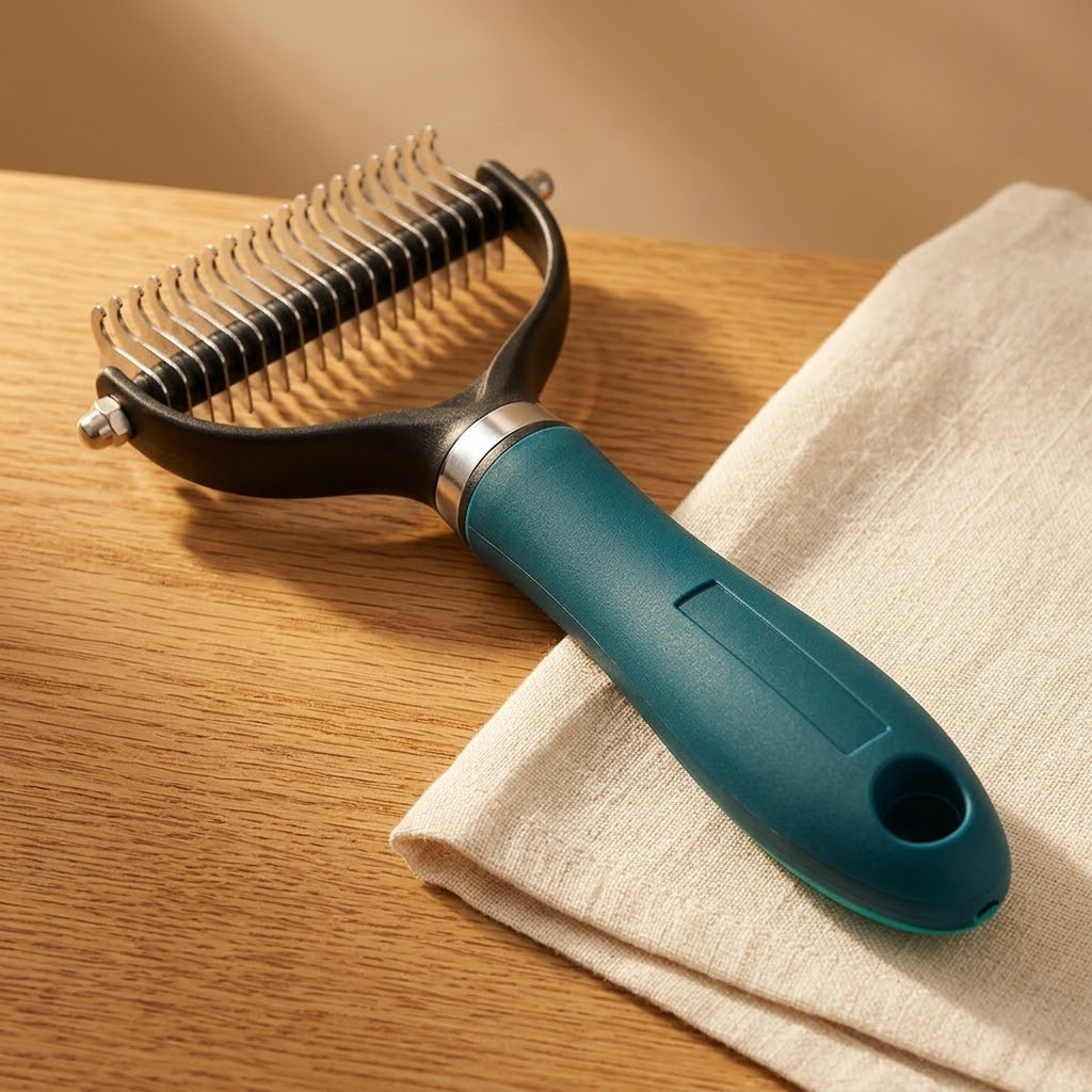 Vachtrake RVS TPR Dubbelzijdig Comfortabel Compact Ontwerp