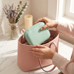 Pillencase PU Mint Schrijfbare Pouches Waterdicht Compact Organiserend Ontwerp