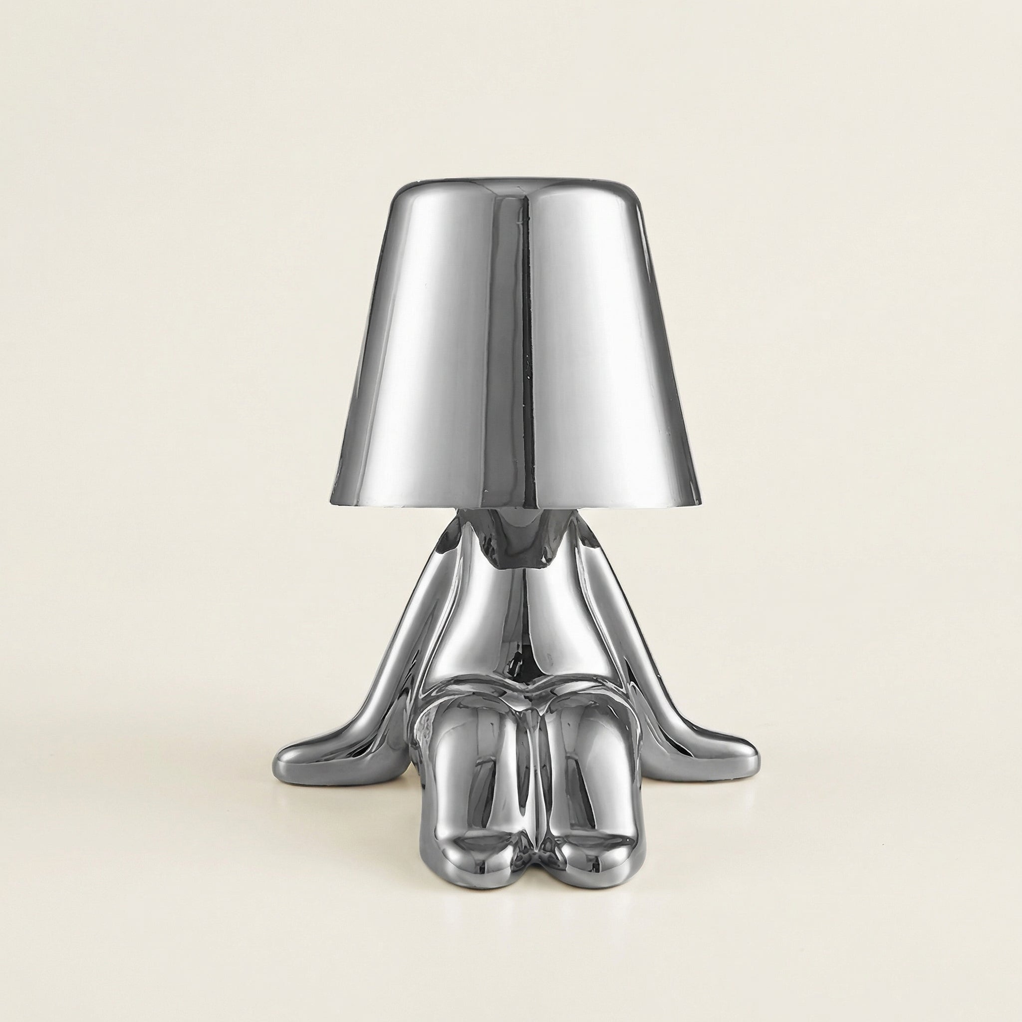 Mini Tafellamp met Creatieve Denkfiguur en LED‑Verlichting