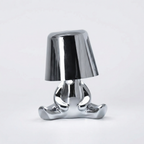 Mini Tafellamp met Creatieve Denkfiguur en LED‑Verlichting
