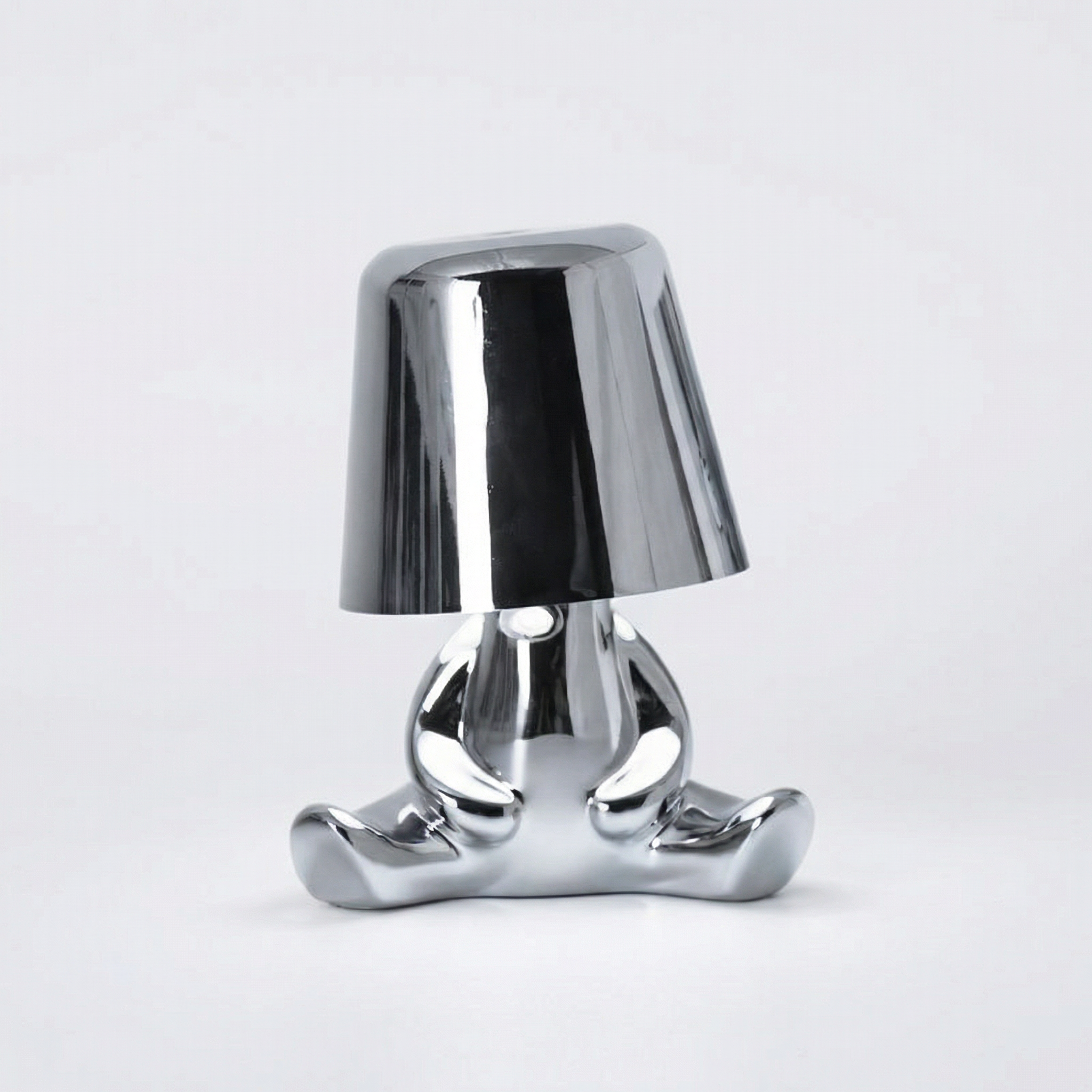 Mini Tafellamp met Creatieve Denkfiguur en LED‑Verlichting