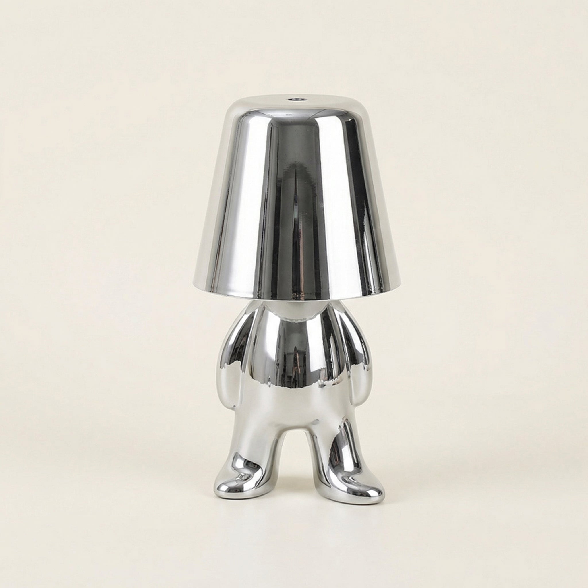 Mini Tafellamp met Creatieve Denkfiguur en LED‑Verlichting