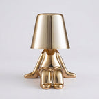 Mini Tafellamp met Creatieve Denkfiguur en LED‑Verlichting