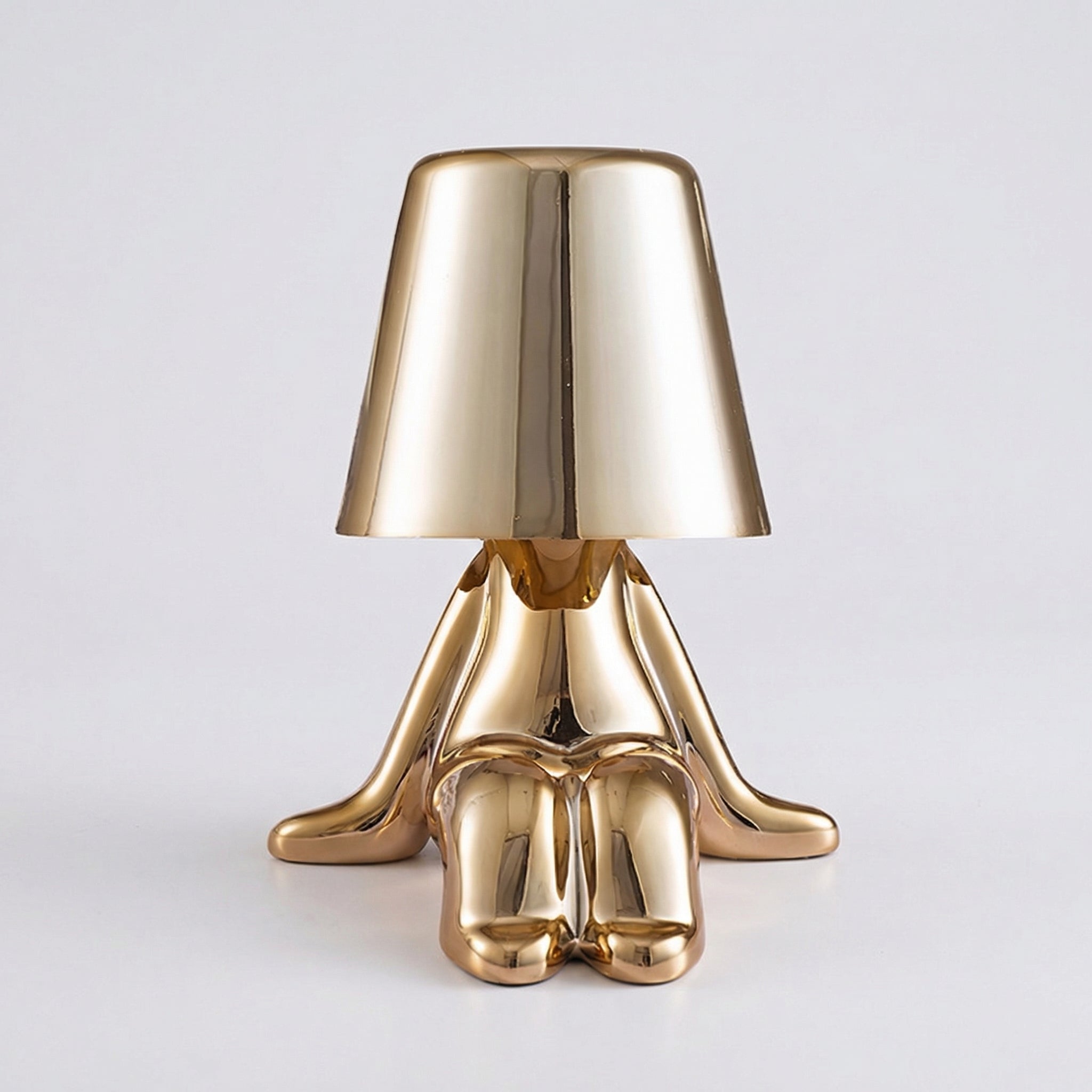 Mini Tafellamp met Creatieve Denkfiguur en LED‑Verlichting