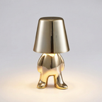 Mini Tafellamp met Creatieve Denkfiguur en LED‑Verlichting