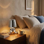 Mini Tafellamp met Creatieve Denkfiguur en LED‑Verlichting