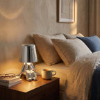 Mini Tafellamp met Creatieve Denkfiguur en LED‑Verlichting