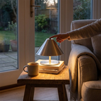 Tafellamp met Touchbediening en Draadloze Ledconstructie