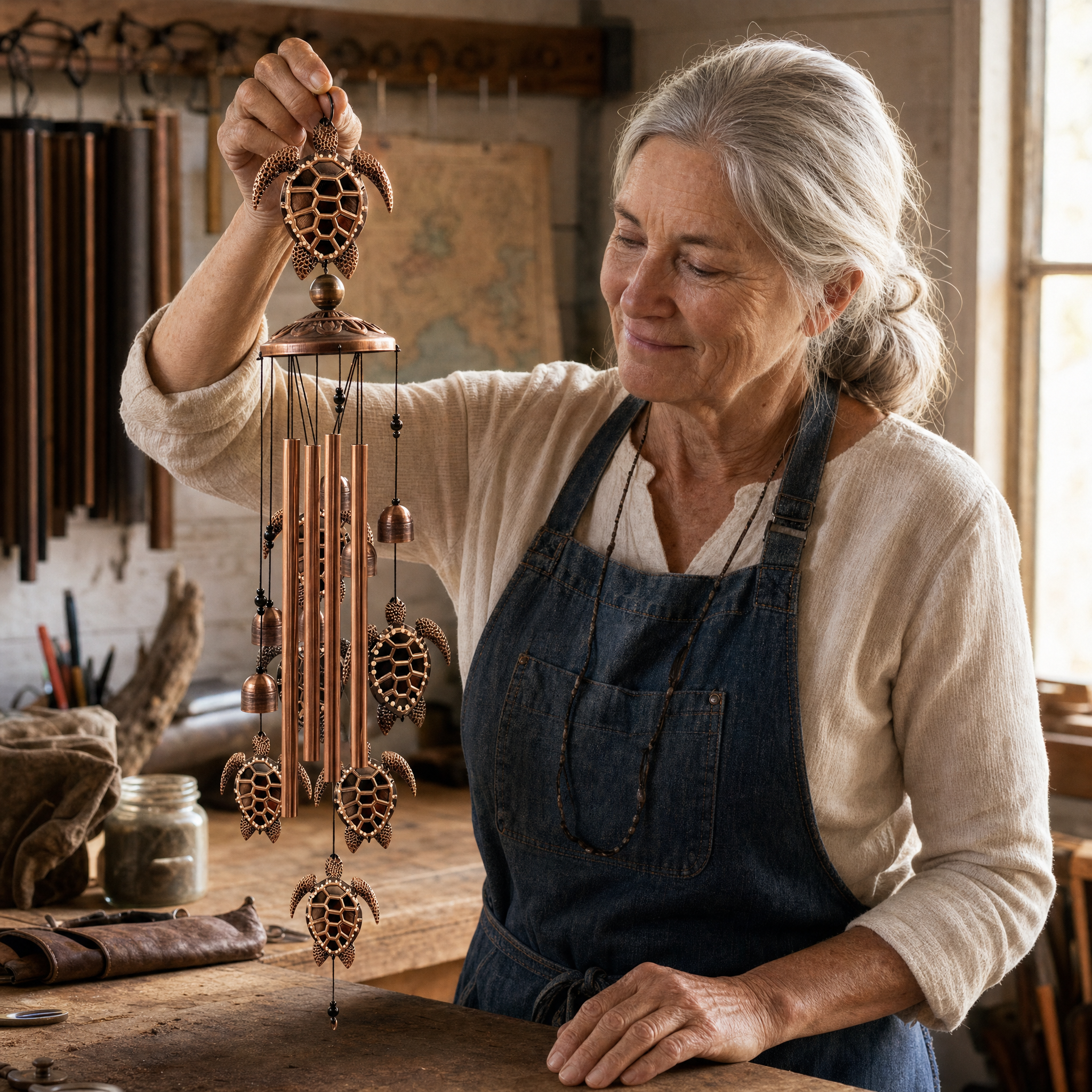 Bronzen Windgong met Warm Sustain en Akoestische Reflectie