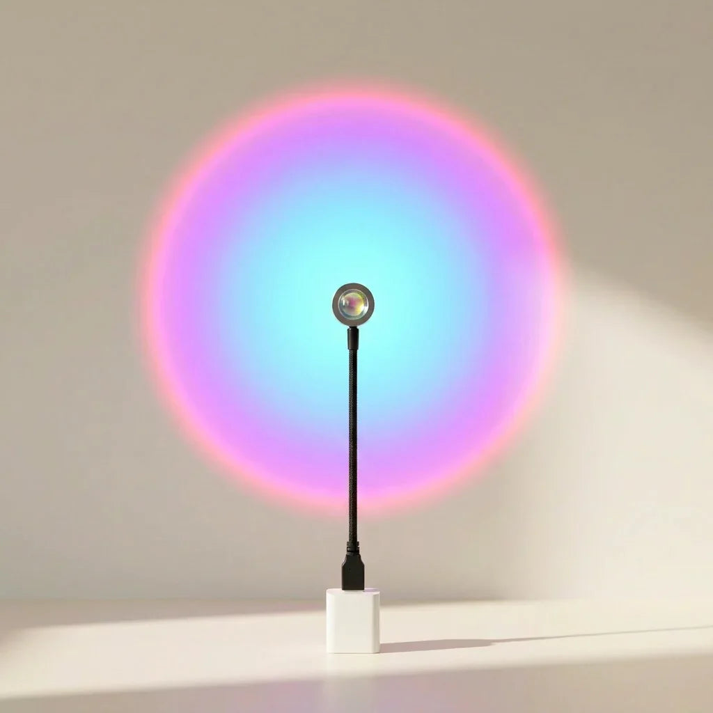 Ledprojectorlamp met Kleurovergangen en Compact Binnenontwerp