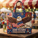 Handgemaakte Quilted Tote met Drie‑Laags Constructie en Ambachtelijke Motieven