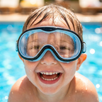 Kinderzwembril met Comfortabele Pasvorm en Heldere Onderwaterzicht