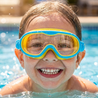 Kinderzwembril met Comfortabele Pasvorm en Heldere Onderwaterzicht