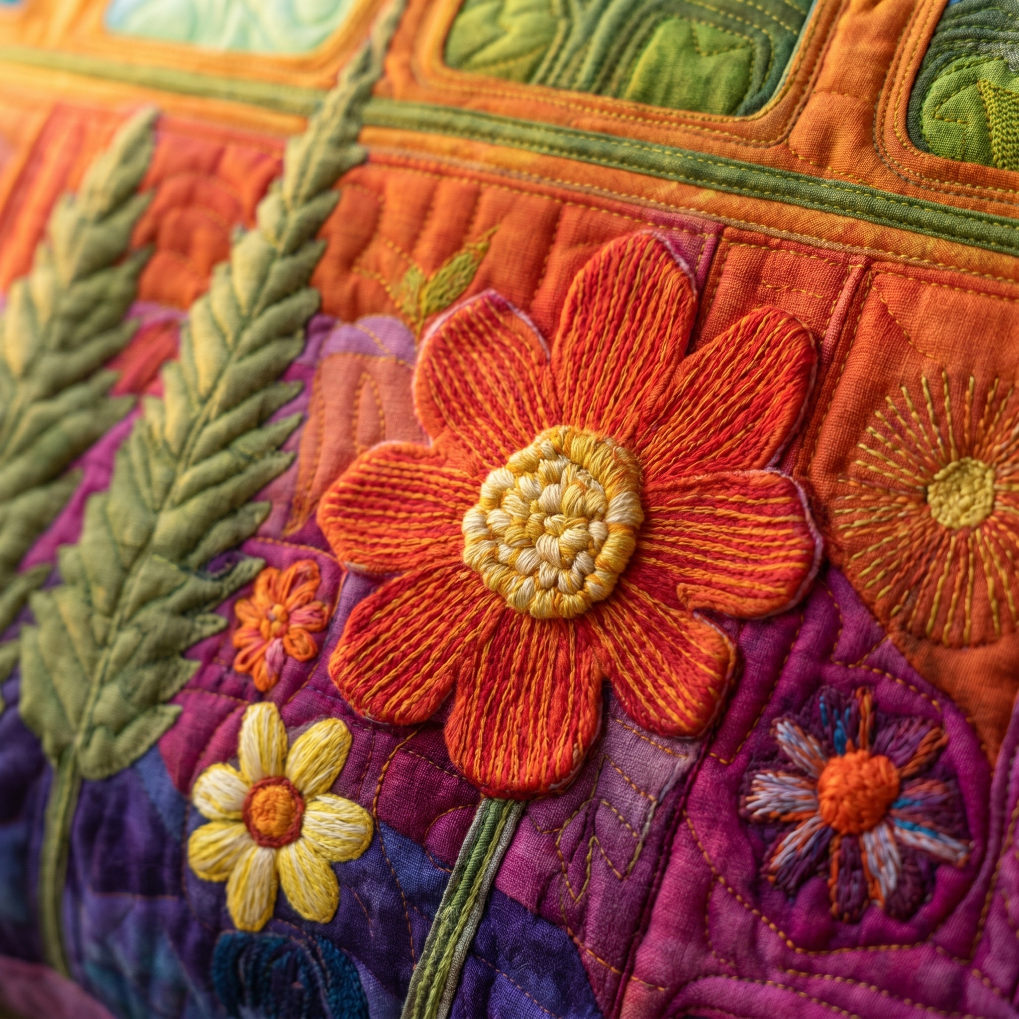 Handgequilt Reistas met Ambachtelijke Structuur en Tijdloze Draagvorm