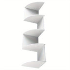Zigzag Hoekwandrek Met 5 Niveaus Voor Decoratieve Opberging