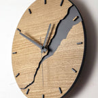 Houten Wandklok met Minimalistisch Ontwerp voor Woonkamer en Kantoor