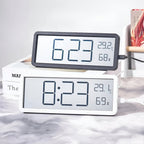 Led Wandklok Met Klimaatweergave En Dagelijkse Minimalistische Informatievoorziening