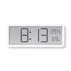 Led Wandklok Met Klimaatweergave En Dagelijkse Minimalistische Informatievoorziening