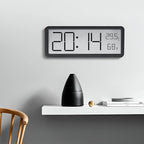 Led Wandklok Met Klimaatweergave En Dagelijkse Minimalistische Informatievoorziening