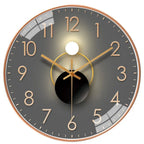 Wandklok met Licht‑Schaduw Effect en Stil Quartzmechanisme