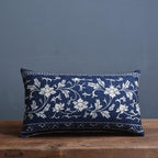 Decoratieve Kussenhoes Met Zachte Woven Structuur En Dagelijkse Porseleinprint Inspiratie