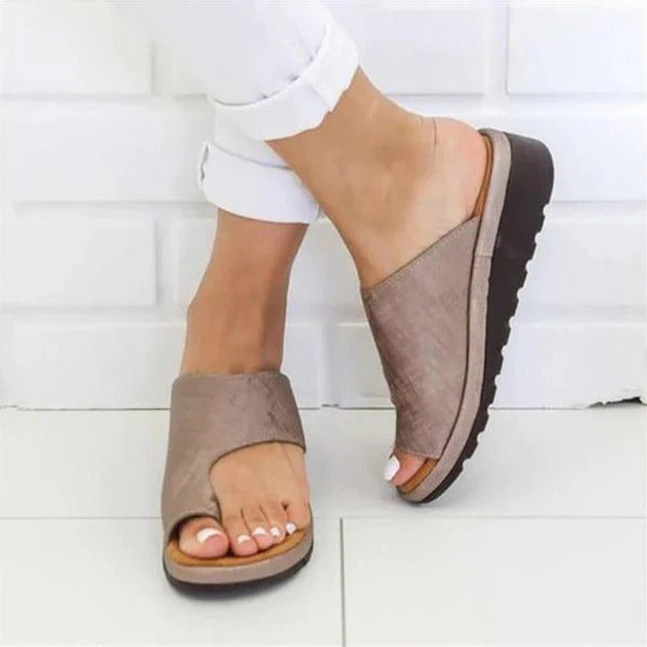 Corrigerende Sandalen voor Vrouwen met Orthopedische Steun en Slip‑On Ontwerp