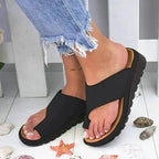 Corrigerende Sandalen voor Vrouwen met Orthopedische Steun en Slip‑On Ontwerp