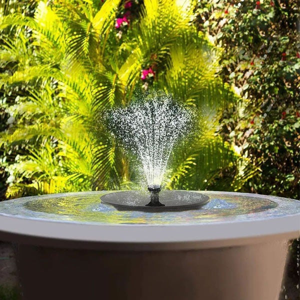 Zonne‑energie Fontein voor Tuin, Vogelbad en Vijver