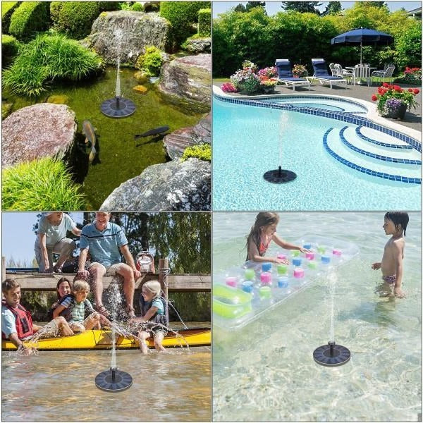 Zonne‑energie Fontein voor Tuin, Vogelbad en Vijver