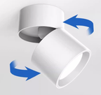 Verstelbare LED Opbouwspot van Aluminium met Dimbare Verlichting