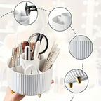 Draaibare Make-Up Organizer Met 5 Opbergvakken Voor Een Overzichtelijke Beautyroutine