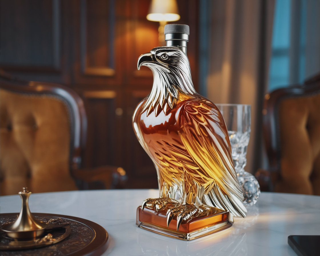 Whiskey Karaf Met Arenddesign Voor Een Luxe Uitstraling En Bijzondere Schenkmomenten