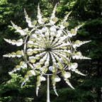 Metalen Tuinspinner met Dubbele Rotor en Roestbestendige Afwerking