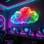 LED Wolkenlamp met Kleurbare Sfeerverlichting en Eenvoudige Wandmontage