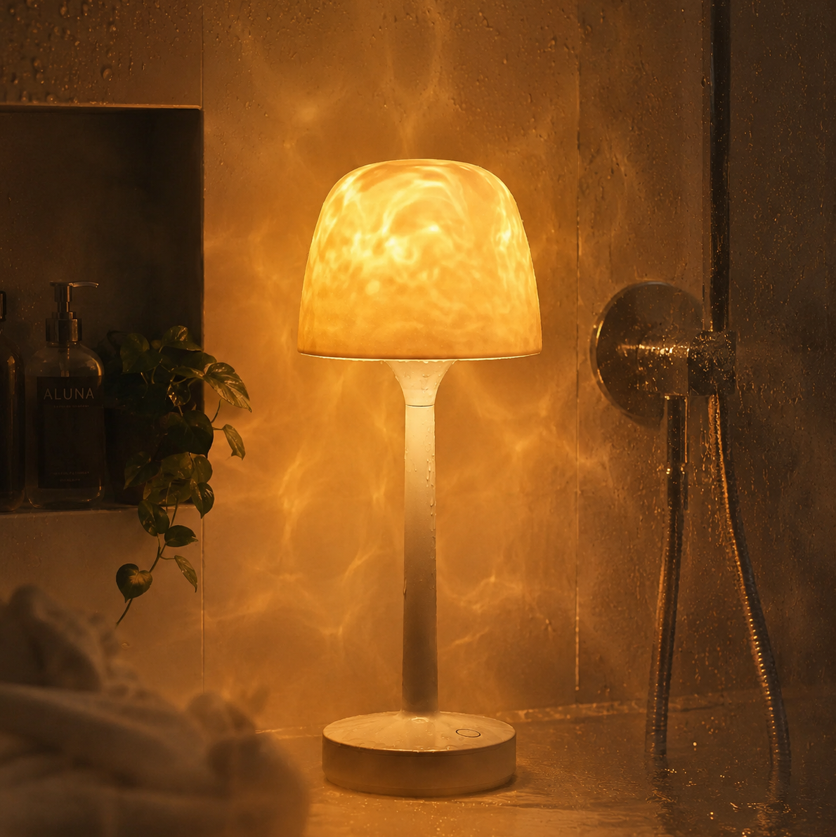 Draadloze Badkamerlamp met Warm Sfeerlicht