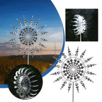 Metalen Tuinspinner met Dubbele Rotor en Roestbestendige Afwerking