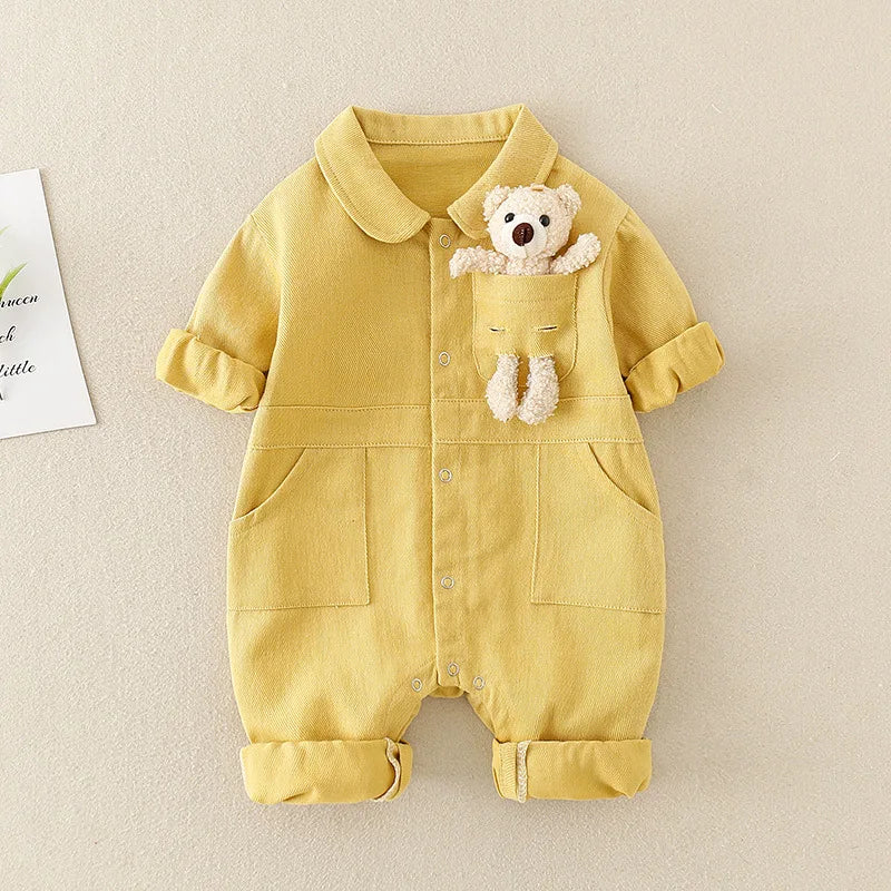 Kinder Jumpsuit Met Denimlook Voor Comfortabel Dagelijks Gebruik