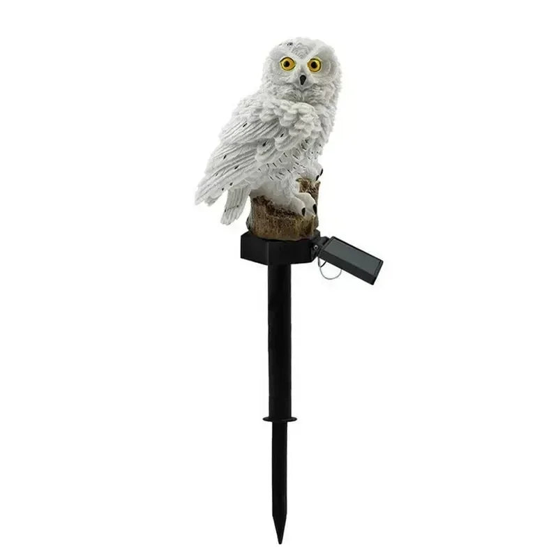 Solar Uilenlamp met Automatische Nachtverlichting en Sfeervol Tuinaccent