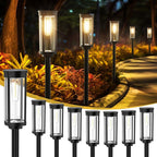 Solar Padverlichting met Automatische Schemersensor en Modern Buitenontwerp