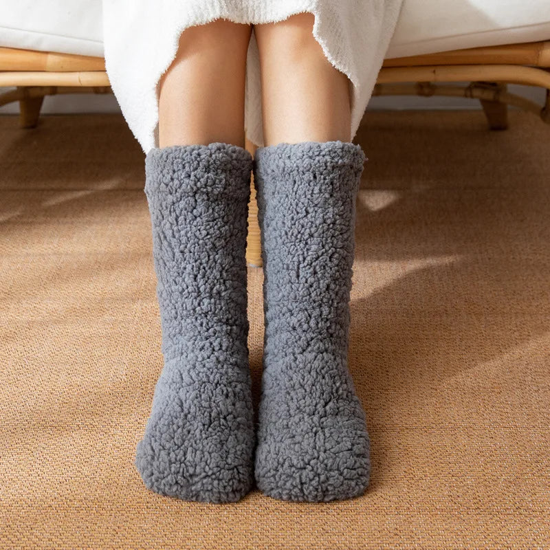 Warme Wintersokken Met Fluweelzachte Voering Voor Comfortabele En Gezellige Dagen Thuis