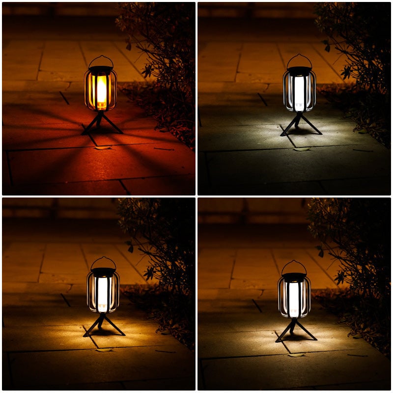 Draagbare Buitenlamp met Meerdere Lichtstanden en Directe Sfeerverlichting