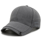 Stijlvolle Twill Pet Met Gebogen Klep En Verstelbare Pasvorm