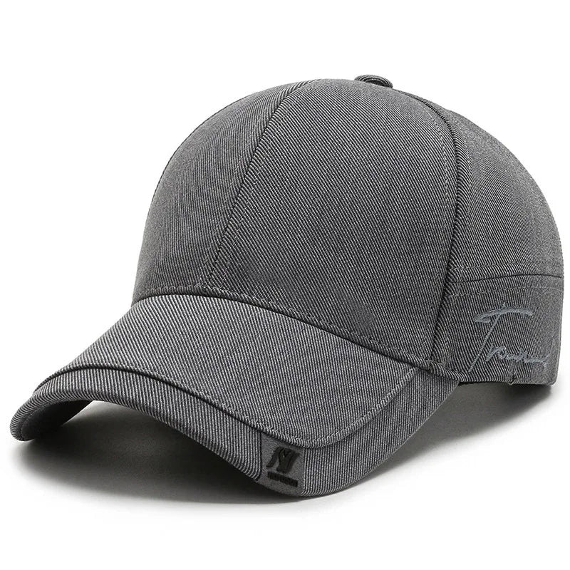 Stijlvolle Twill Pet Met Gebogen Klep En Verstelbare Pasvorm