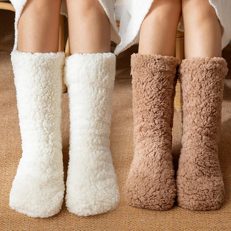 Warme Wintersokken Met Fluweelzachte Voering Voor Comfortabele En Gezellige Dagen Thuis