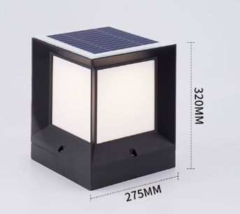 Buitenlamp Op Sokkel Met Modern Ontwerp En Zachte Diffuse Verlichting