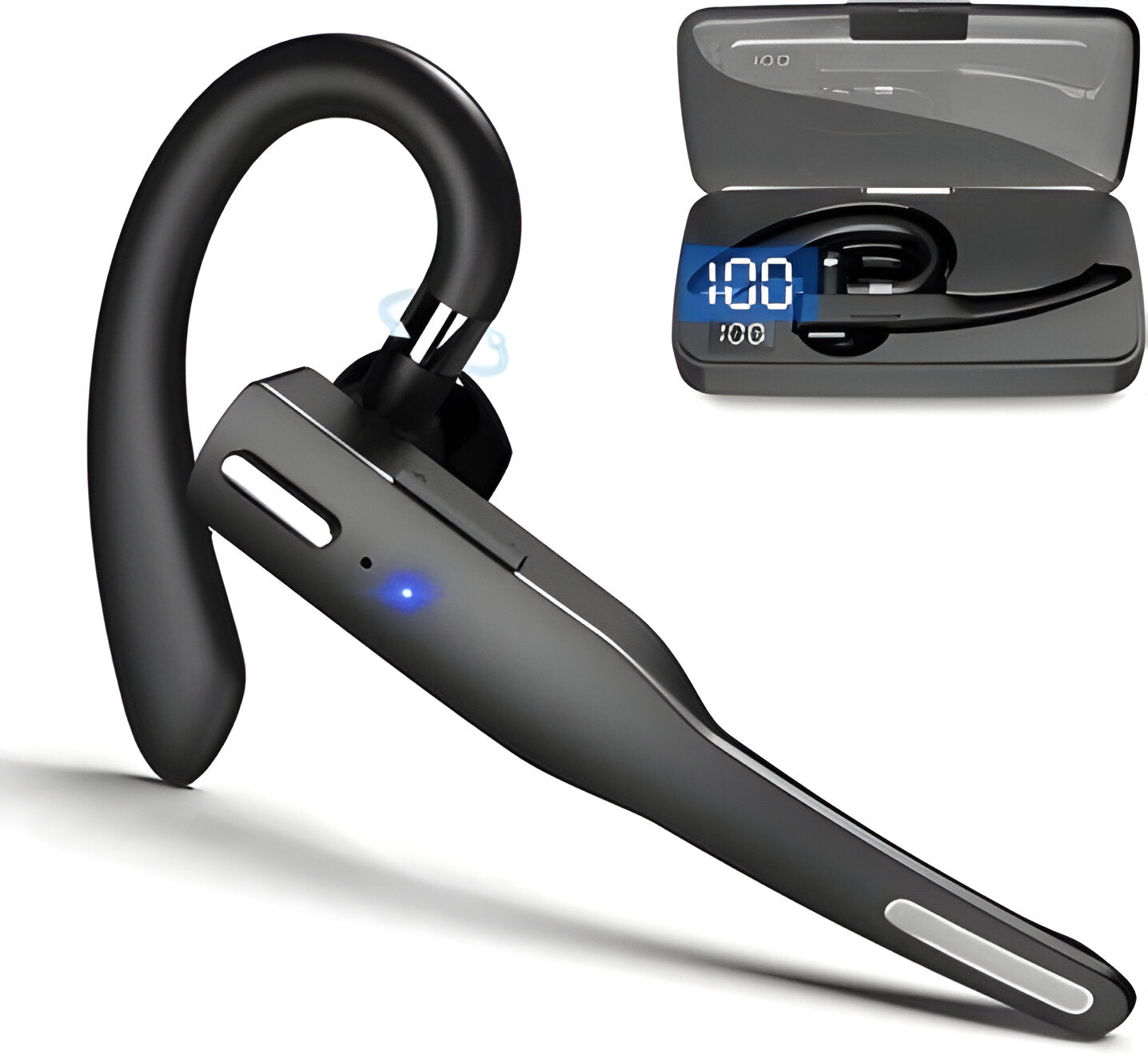 Draadloze Bluetooth Headset met Dubbele Microfoon en Lange Batterijduur