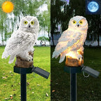 Solar Uilenlamp met Automatische Nachtverlichting en Sfeervol Tuinaccent