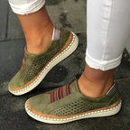 Slip‑On Sneakers voor Vrouwen met Ergonomische Steun en Ademend Ontwerp