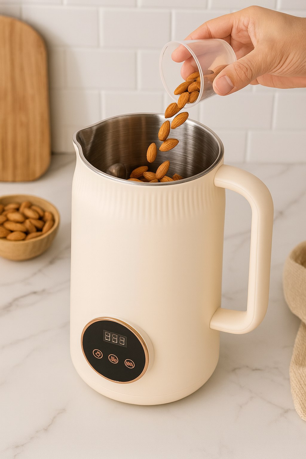 Plantaardige Melk Maker met Snelle Bereiding en Veelzijdige Keukenfuncties