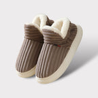 Warme Fleece Pantoffels Met Antislipzool Voor Thuisgebruik